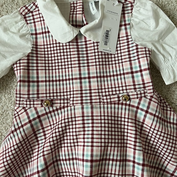 Janie and Jack Plaid Dress - Picture 2 of 5